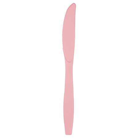 Touch Of Color Classic Pink Plastic Knives, 7.5", 288PK 010577